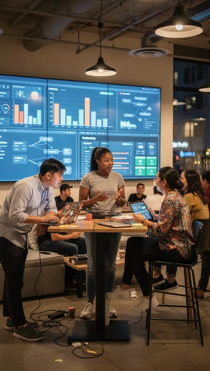 Modern office environment