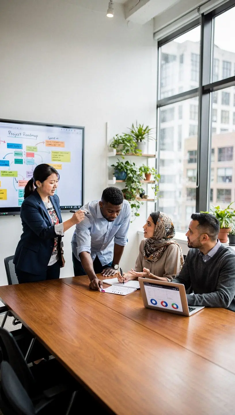 Professional business excellence illustration